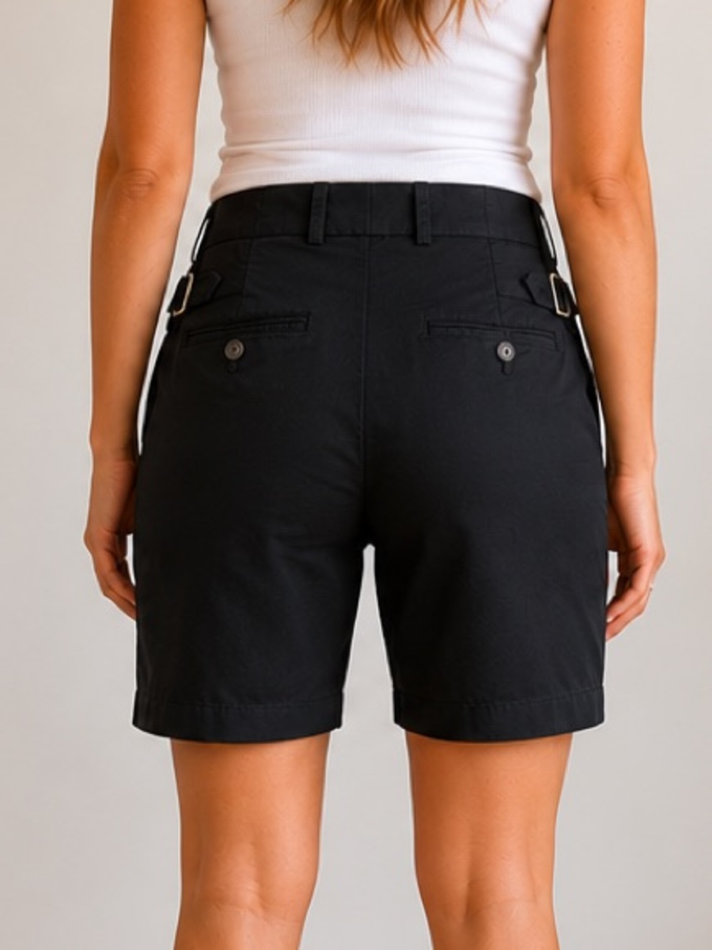 NWT Vince Black Tailored Bermuda Shorts Size 4 - Picture 2 of 7
